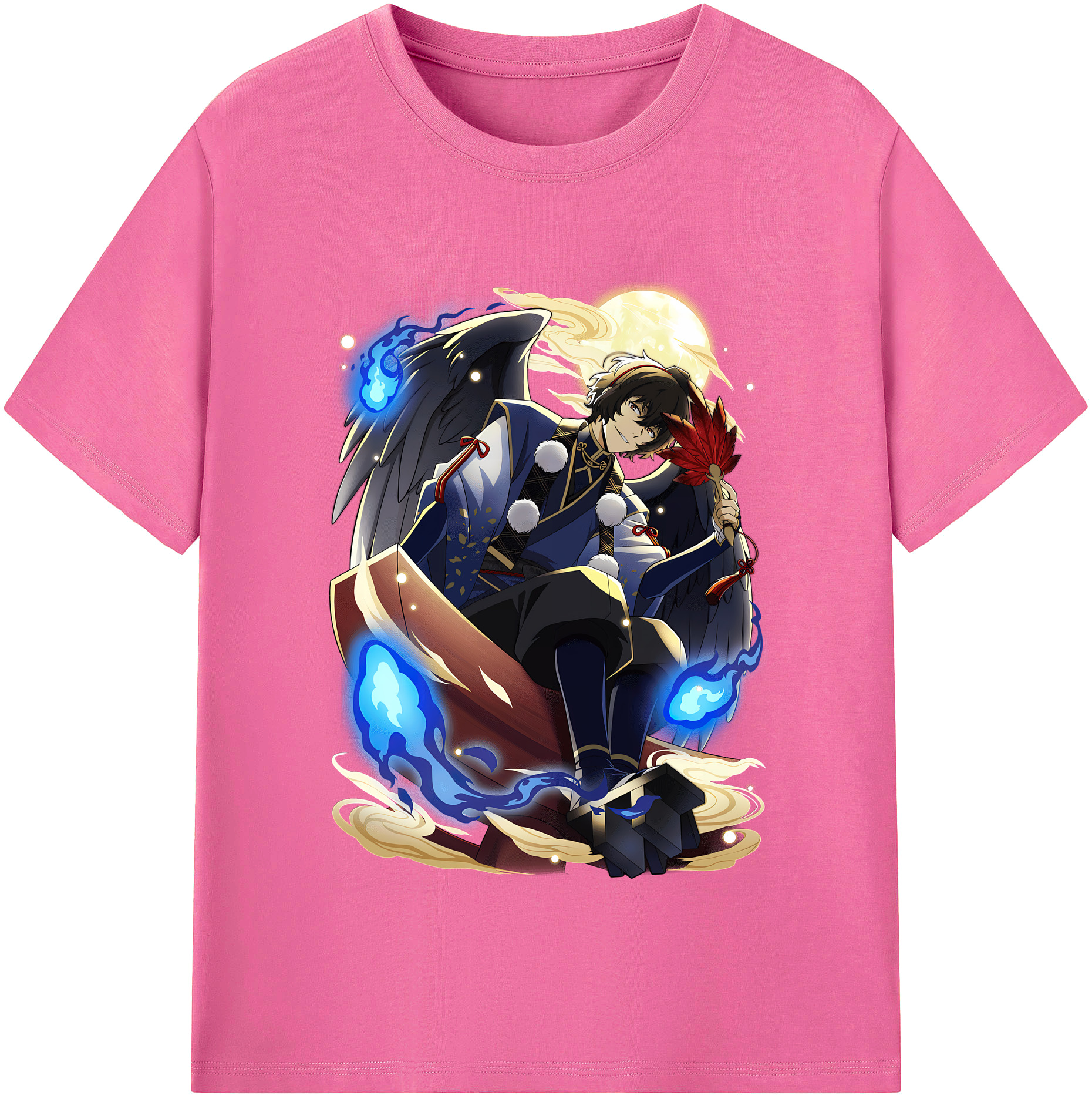 （画像用） 文豪ストレイドッグス Bungo Stray Dogs レディースカジュアルプリントTシャツ（綿100％）
